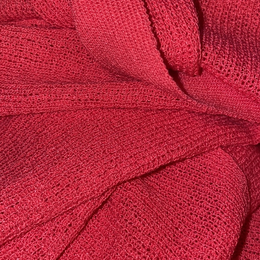 ALFANI Draped open cardigan in Coral size Large NWT - Picture 6 of 7